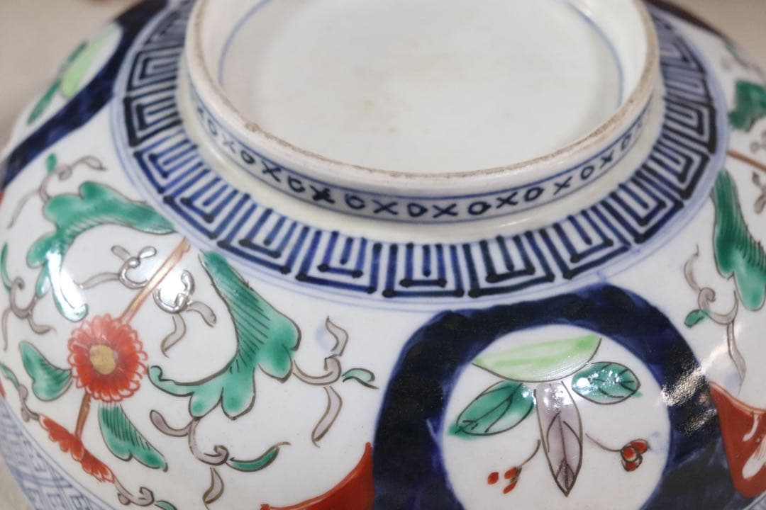 江戸　伊万里錦絵大鉢2種4点　共箱　送料込み250518