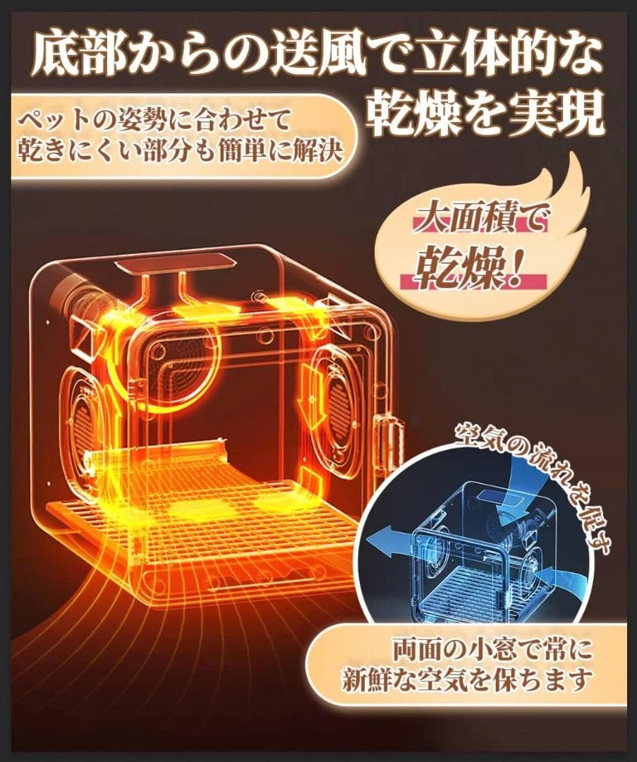 【早期終了予定】ペットドライルーム 乾燥ボックス