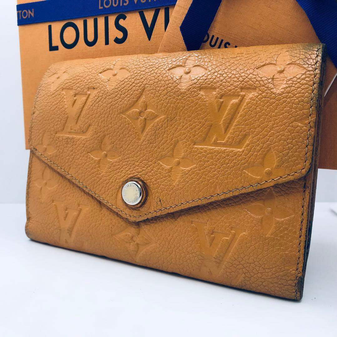 ルイヴィトン✨モノグラム アンプラント ポルトフォイユ キュリーズ 三つ折り財布