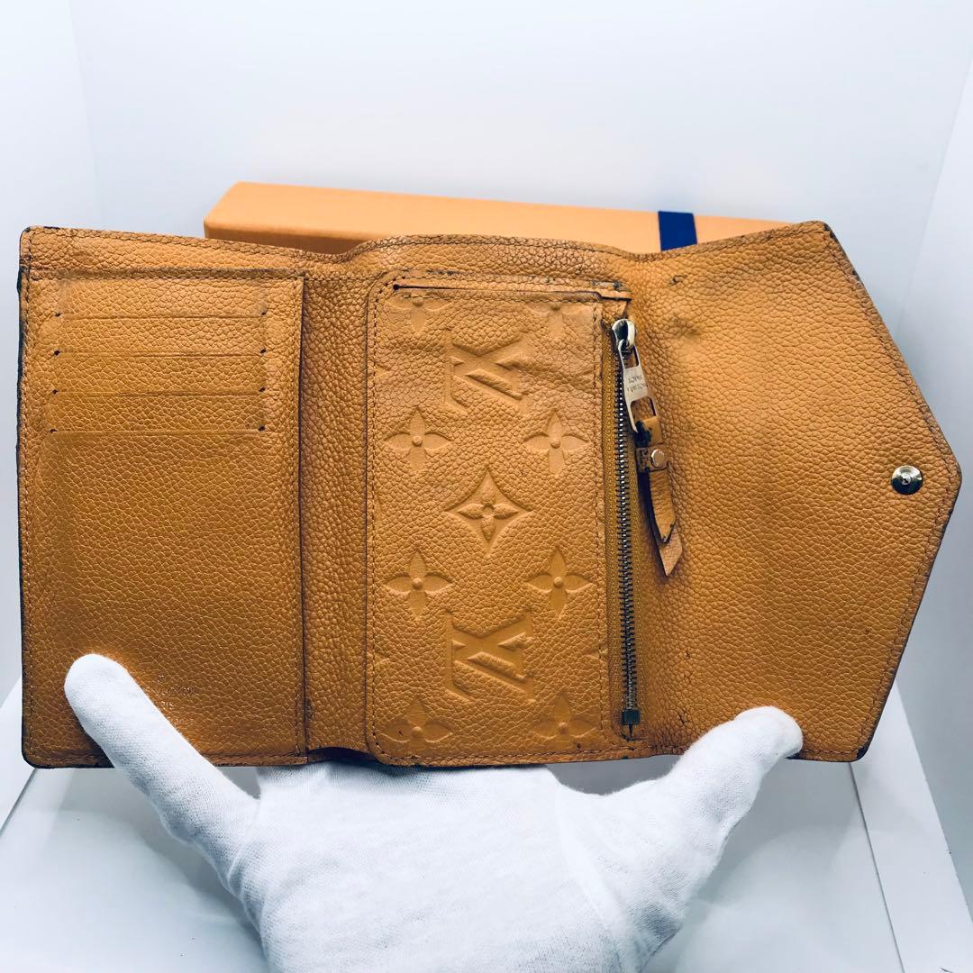 ルイヴィトン✨モノグラム アンプラント ポルトフォイユ キュリーズ 三つ折り財布