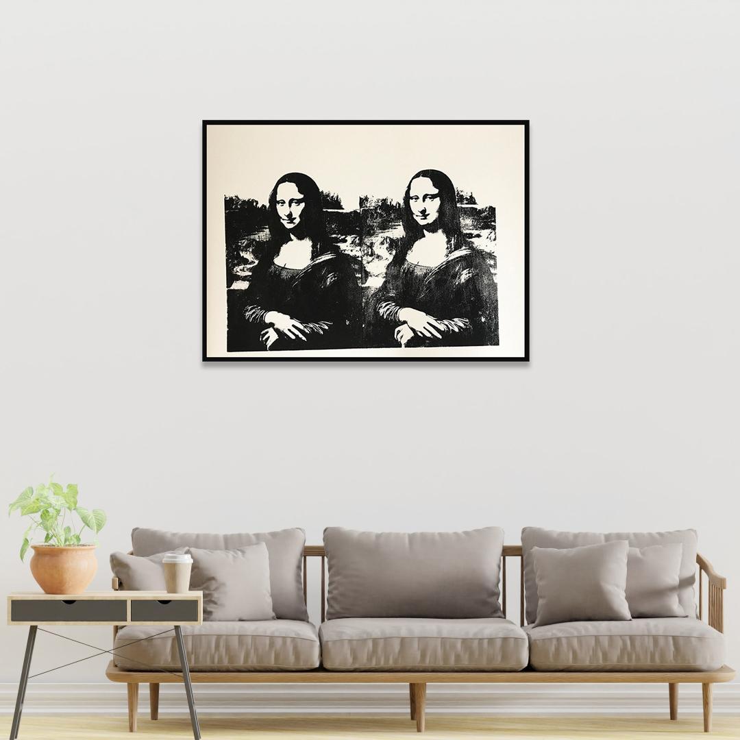 額装品/Sunday B Morning　W モナリザ 限定2500枚/ポスター