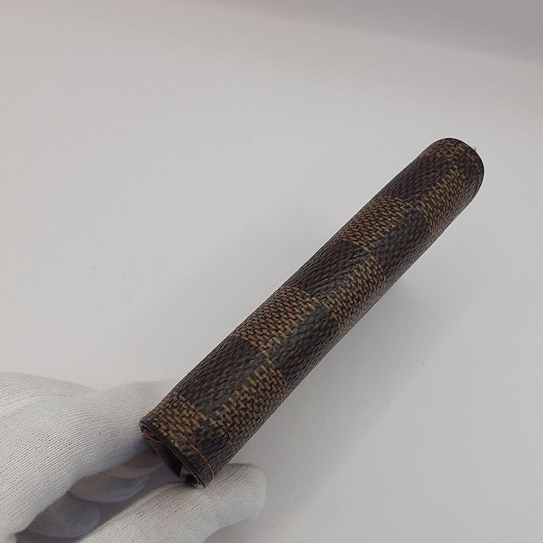 バズ様☆ルイヴィトン ケース ダミエ ポルトモネ プラ