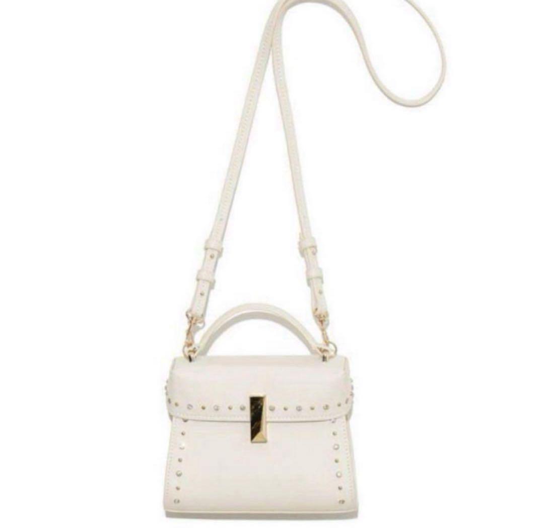 CELFORD セルフォード ビジュースタッズポシェット アイボリー