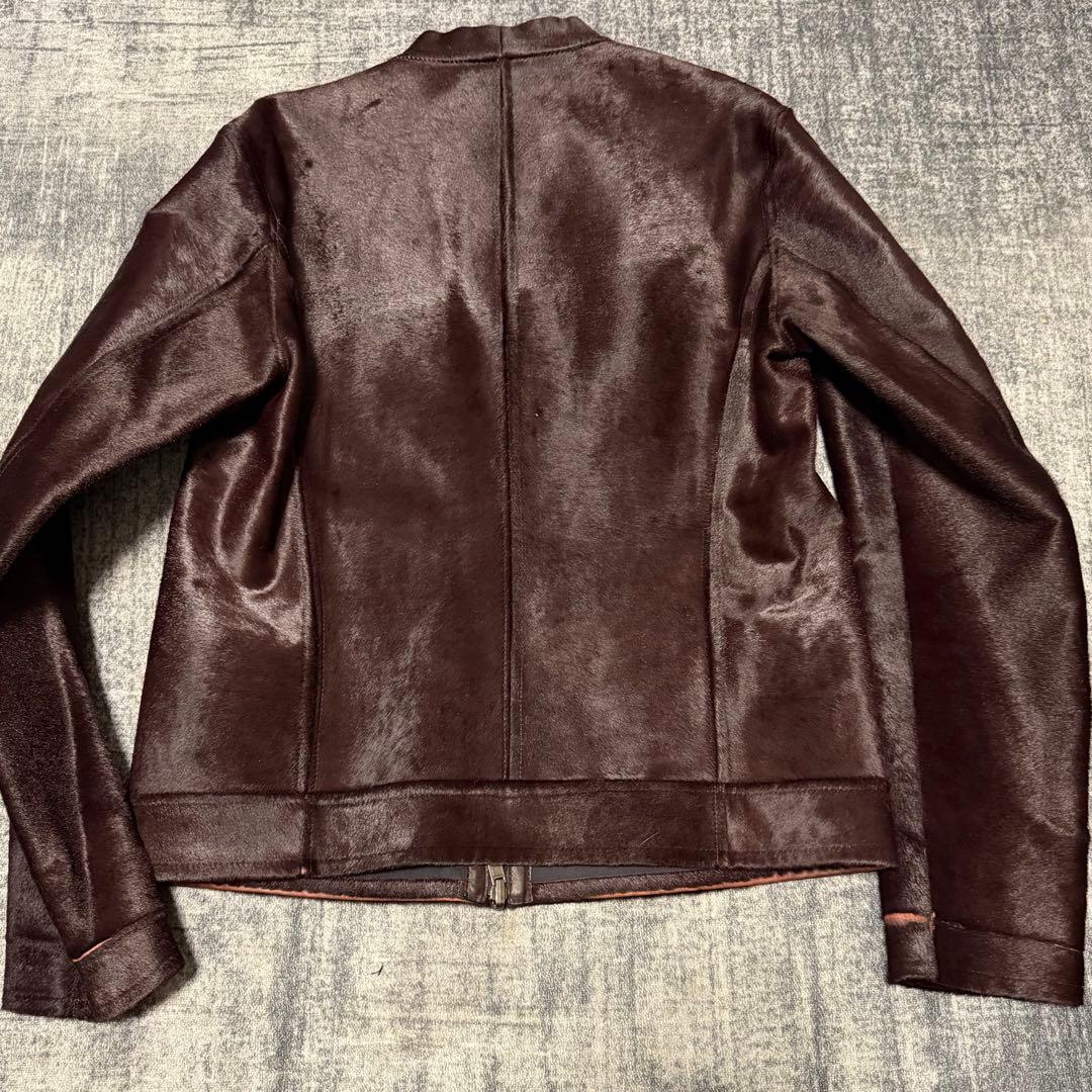 13AW Emporio Armani ポニーレザージャケット アーカイブ