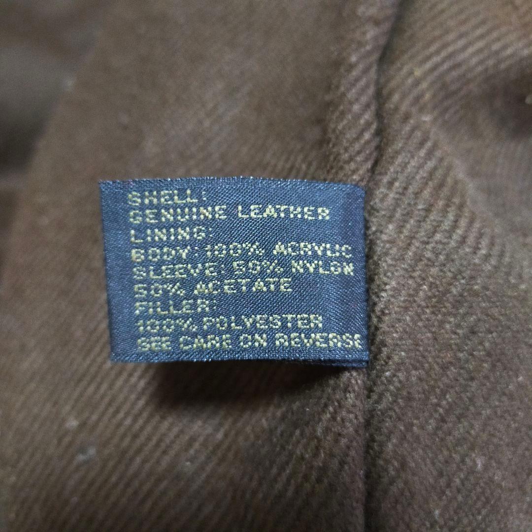 90S　短丈　L〜XL程度　本革　レザージャケット　カーコート