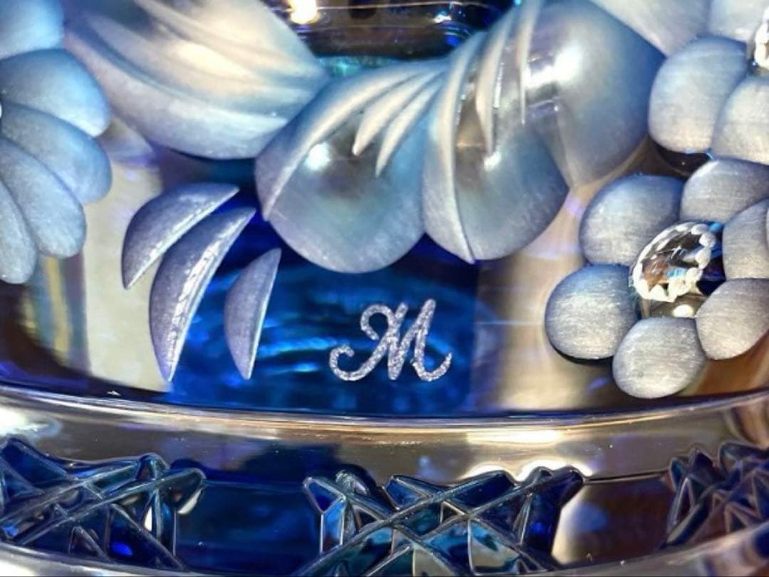 マイセンクリスタル　マイセンフラワー　コンポート　花器　フラワーベース　極美品❣️