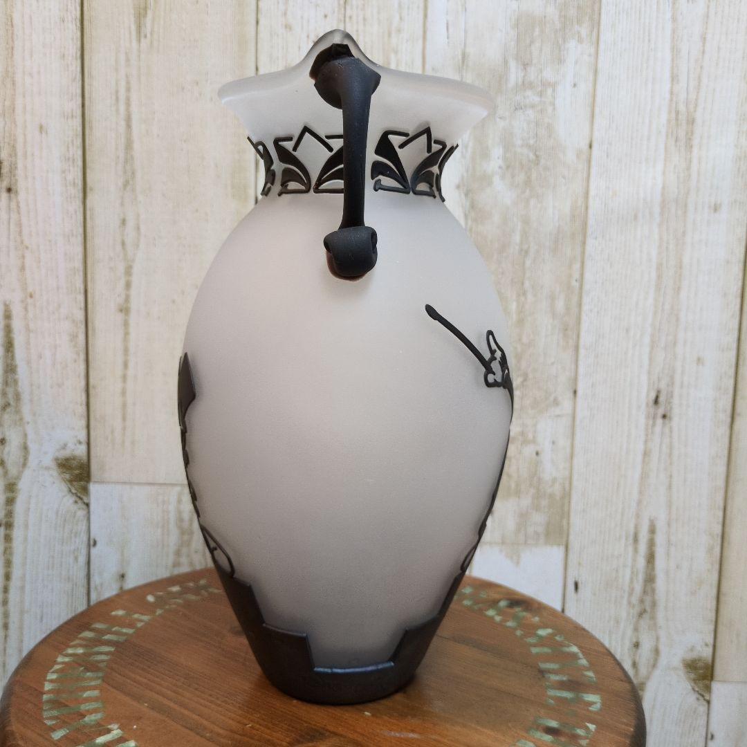 ミッキーマウス 花瓶 ガラス製　限定品