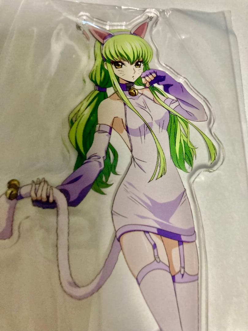 コードギアス反逆のルルーシュ　まねきねこ　C.C.  アクリルスタンド　猫耳