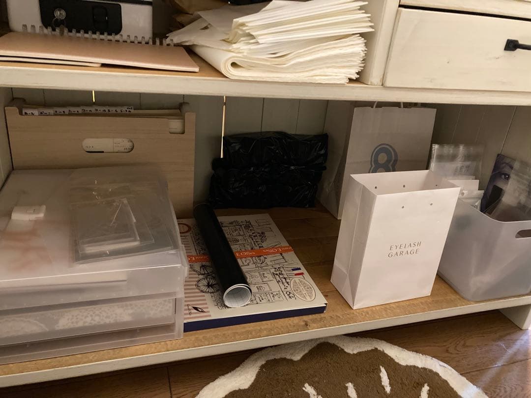 店舗用 レジカウンター 什器 木製 ガラスケース付き 幅95cm