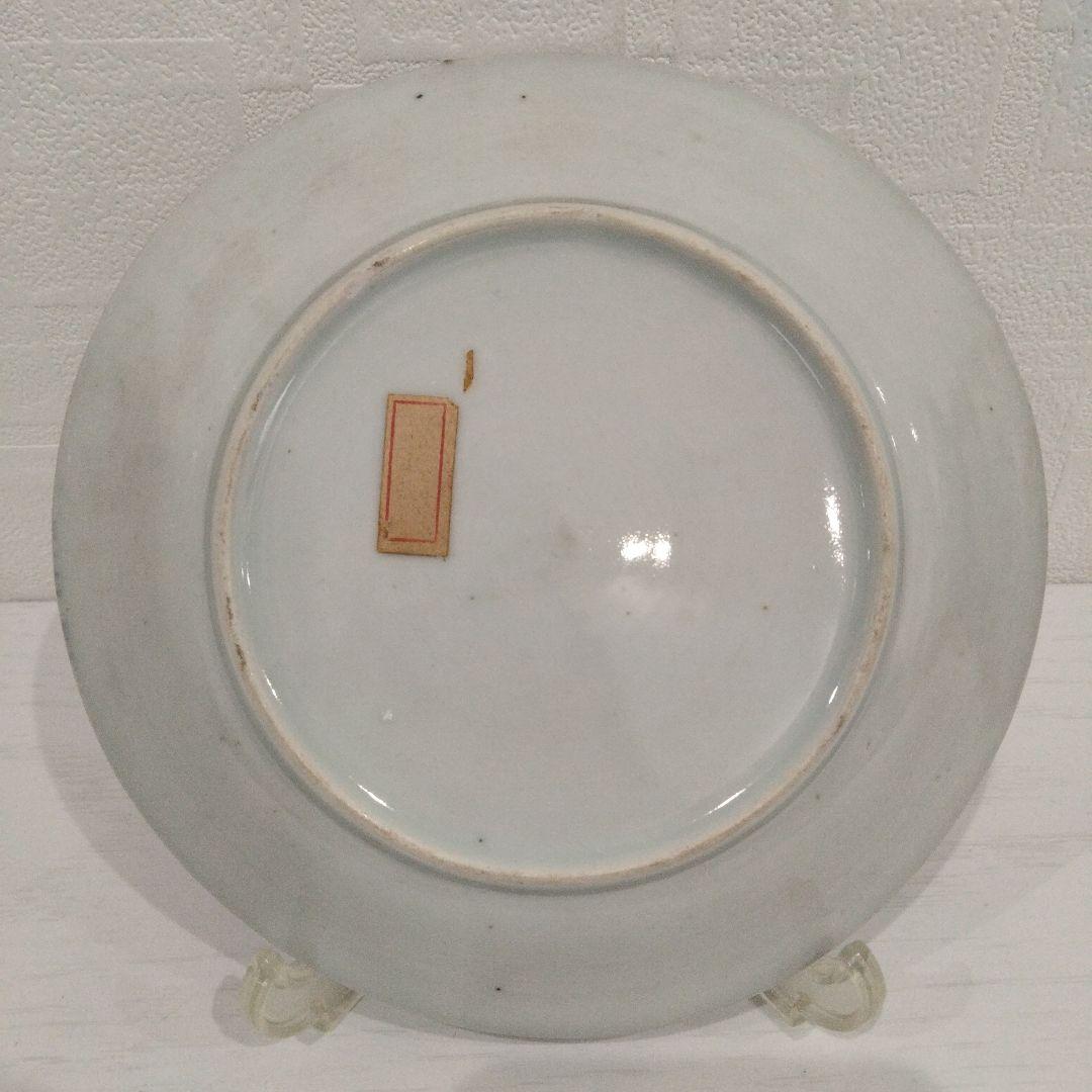 時代古作品　中国　古染付　皿　E
