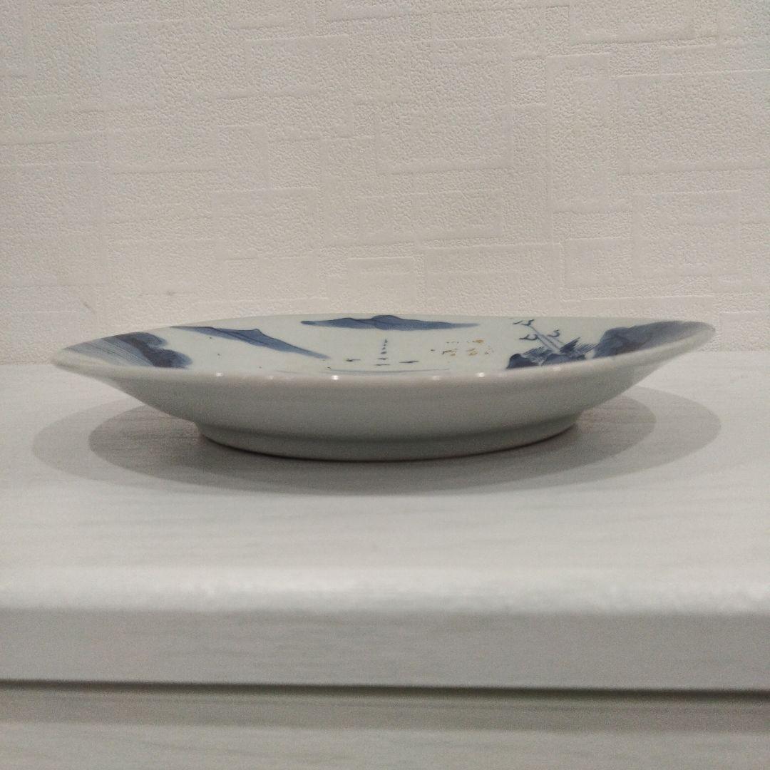 時代古作品　中国　古染付　皿　E