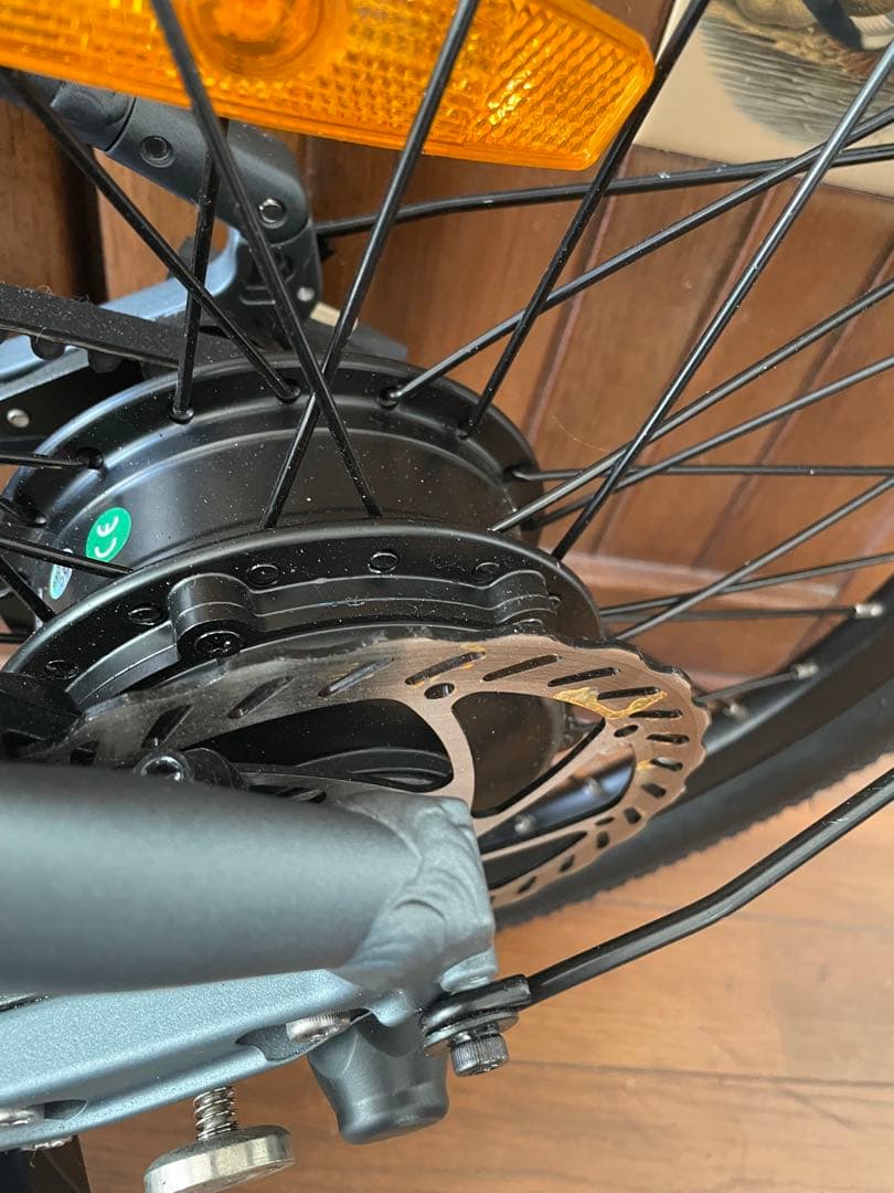 ado 20 電動アシスト自転車　走行距離は10キロ。