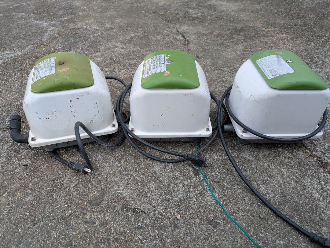 ジャンク品　①3台セット ブロワ エアーポンプ 大晃機械工業 JDK-80