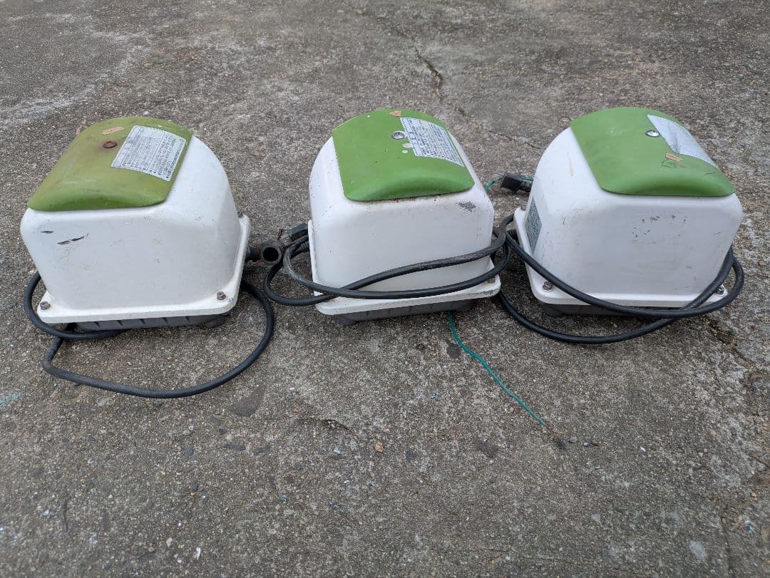 ジャンク品　①3台セット ブロワ エアーポンプ 大晃機械工業 JDK-80