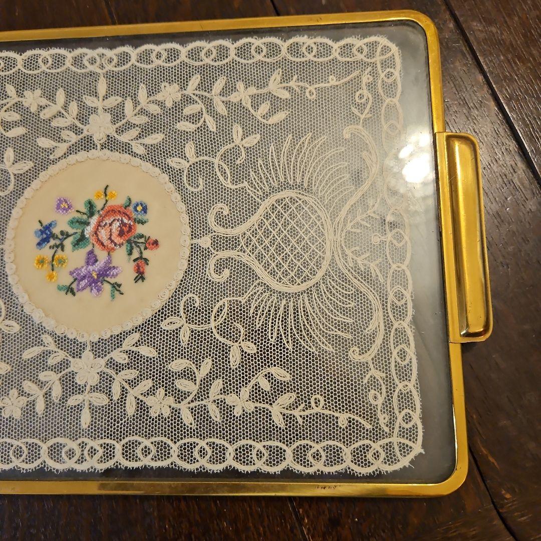 訳あり　イギリスプチポワンドレッシングトレイ