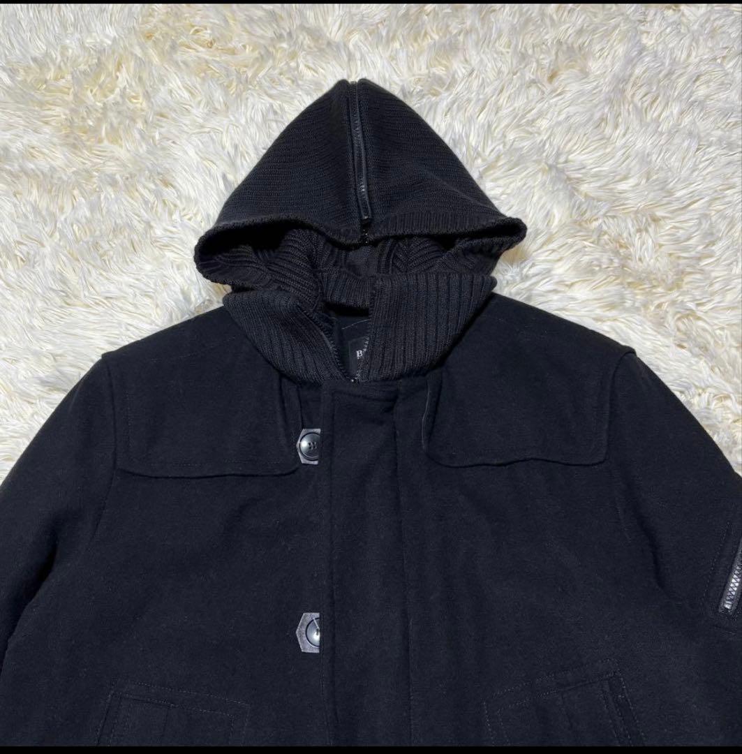 HUGOBOSS ウールフーデットジャケット 手袋付