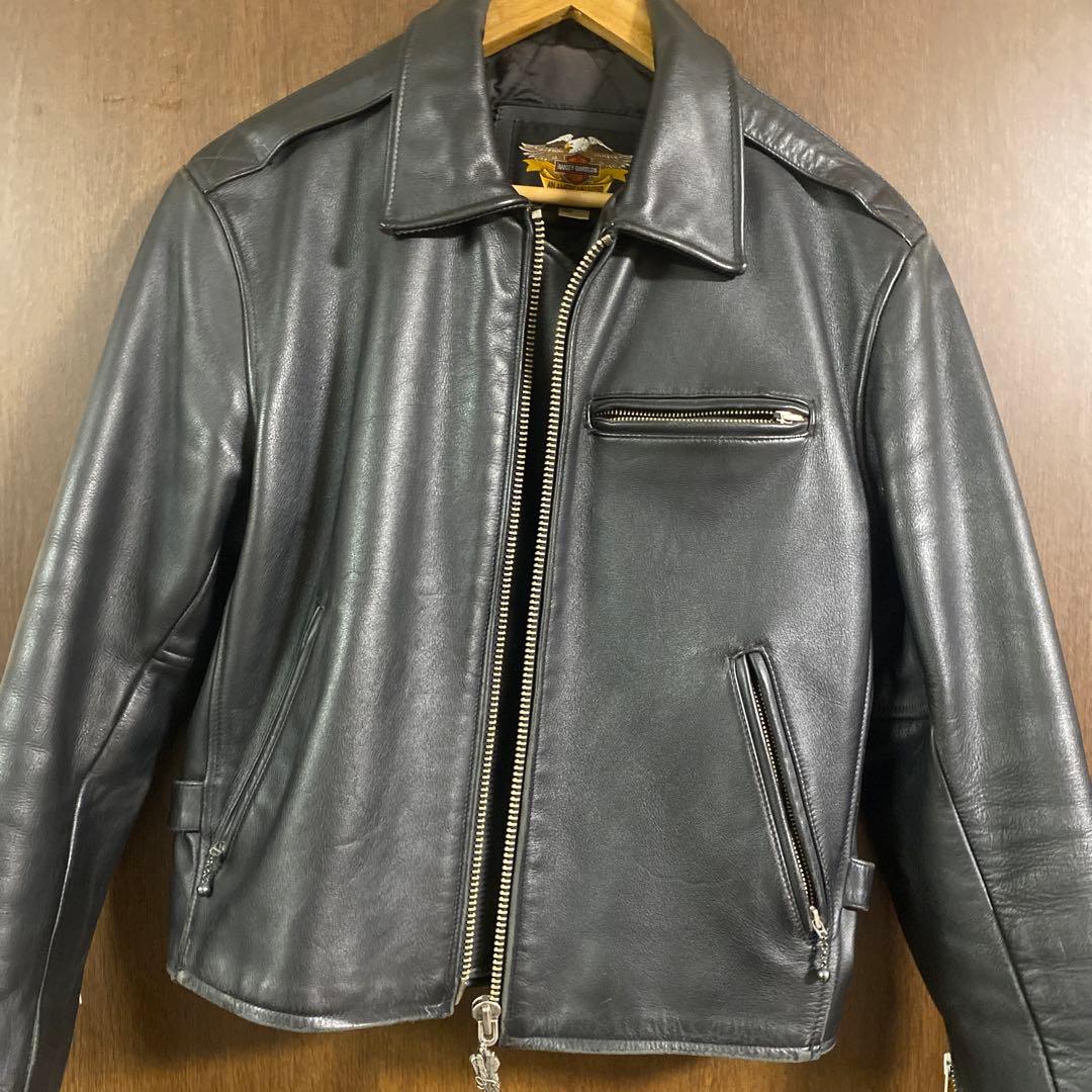Harley-Davidson シングルライダース レザージャケット Mサイズ