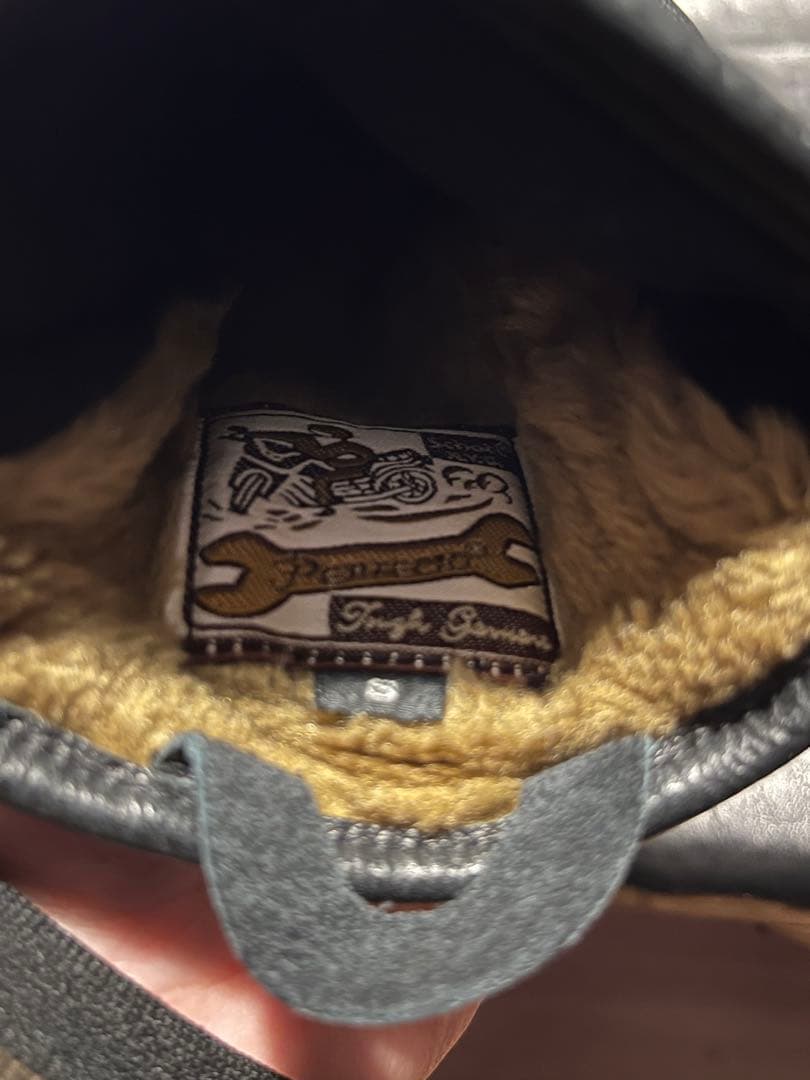 未使用Schott NYC WINTER LEATHER GLOVE BLACK