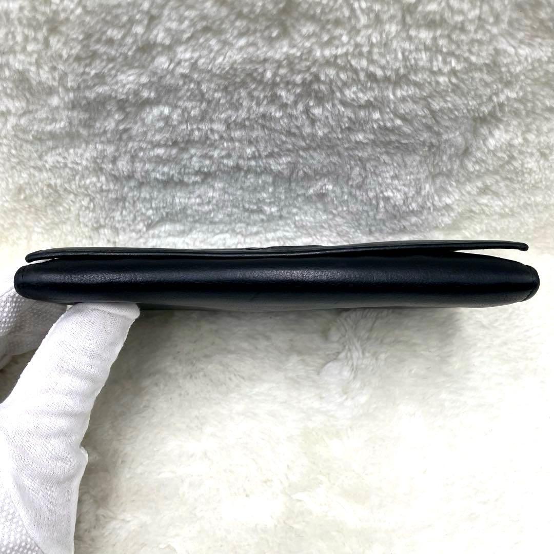 SAINT LAURENT サンローラン 長財布 カサンドラ エンボス ブラック