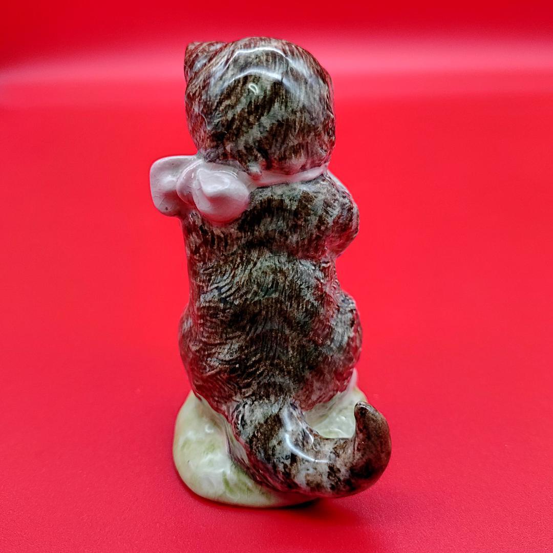 【ゴールドオーバル BP2】BESWICK ねこ フィギュリン ピーターラビット