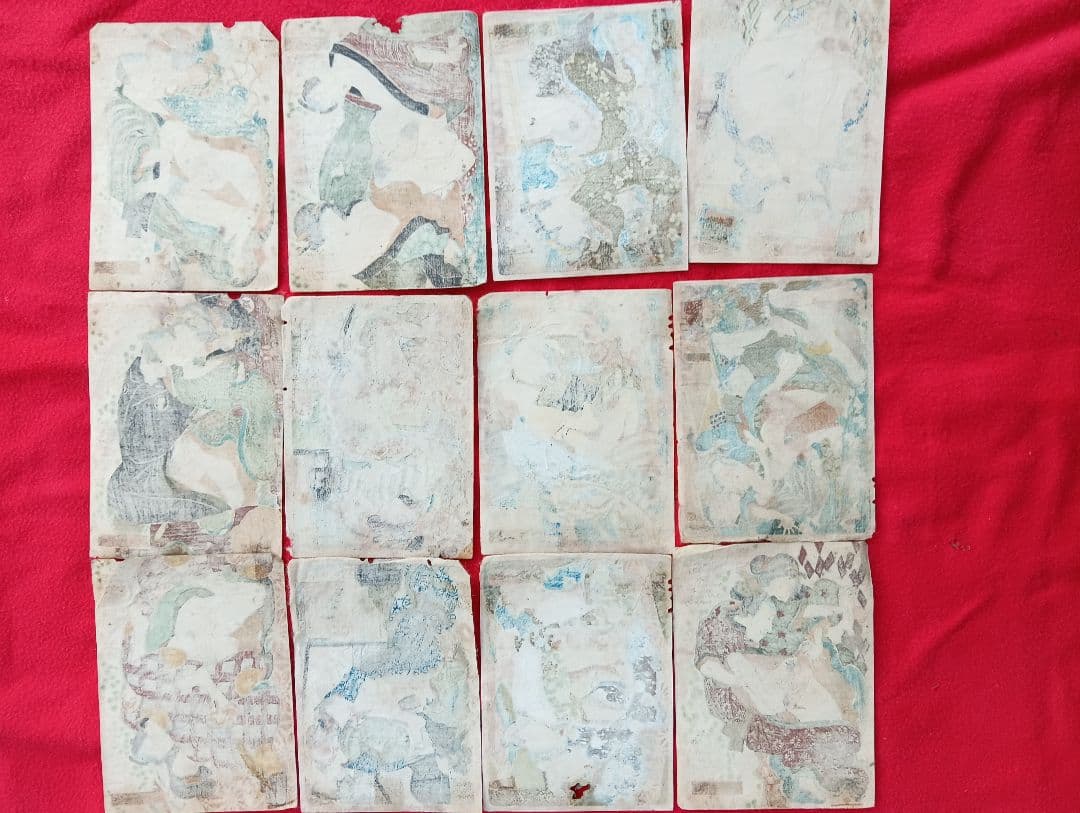 江戸時代の春画　３7枚　　版画　作者不明　　木版画　浮世絵　風俗資料