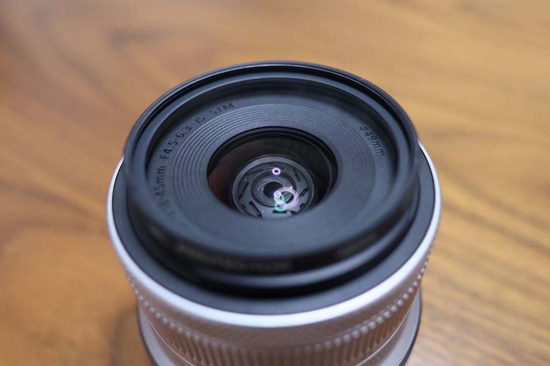 canon RF-S18-45 IS STM シルバー フィルター付き