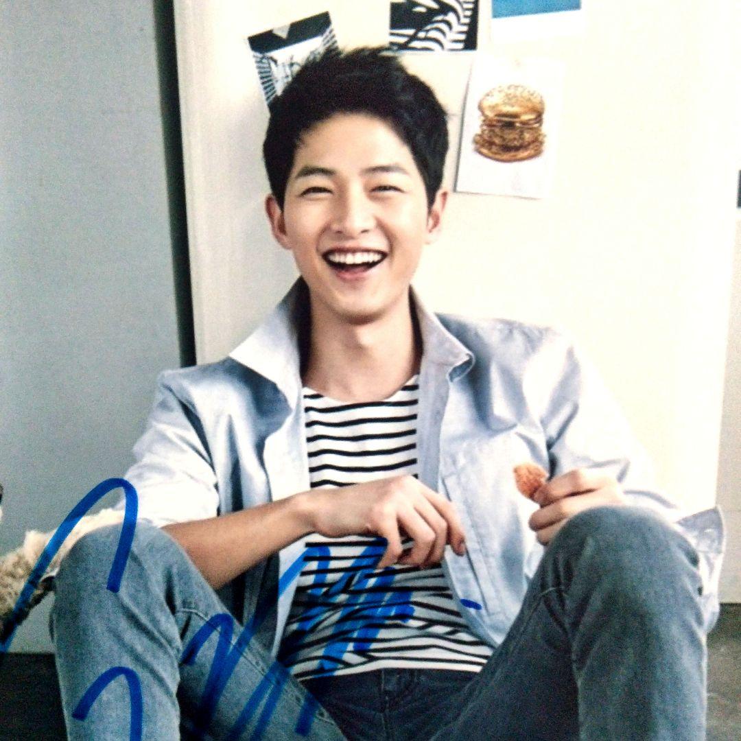 ソン・ジュンギ直筆サイン入り超 特大写真…Song Joong Ki…