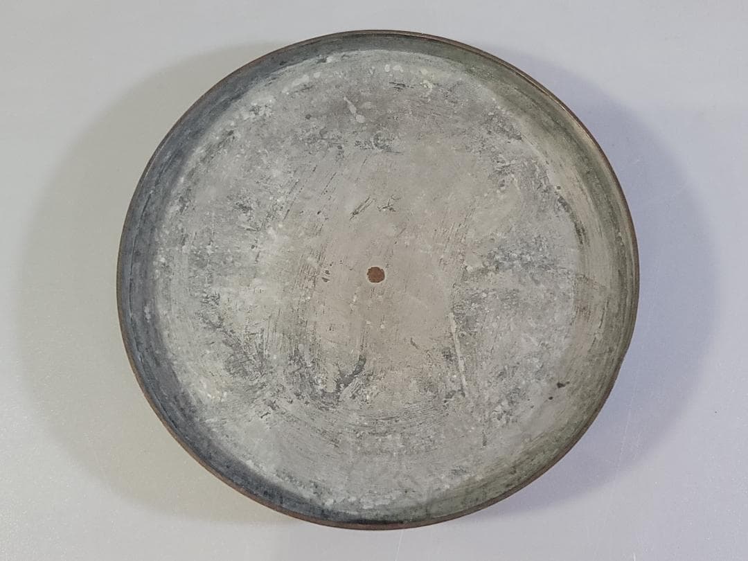 茶道具 鍍金 銅水注 瓶 時代物 DT534