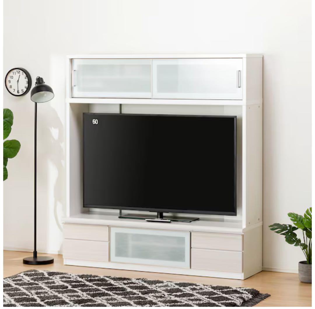 【送料込み！美品完成品】ニトリ テレビボード テレビ台 ポスティアN ホワイト