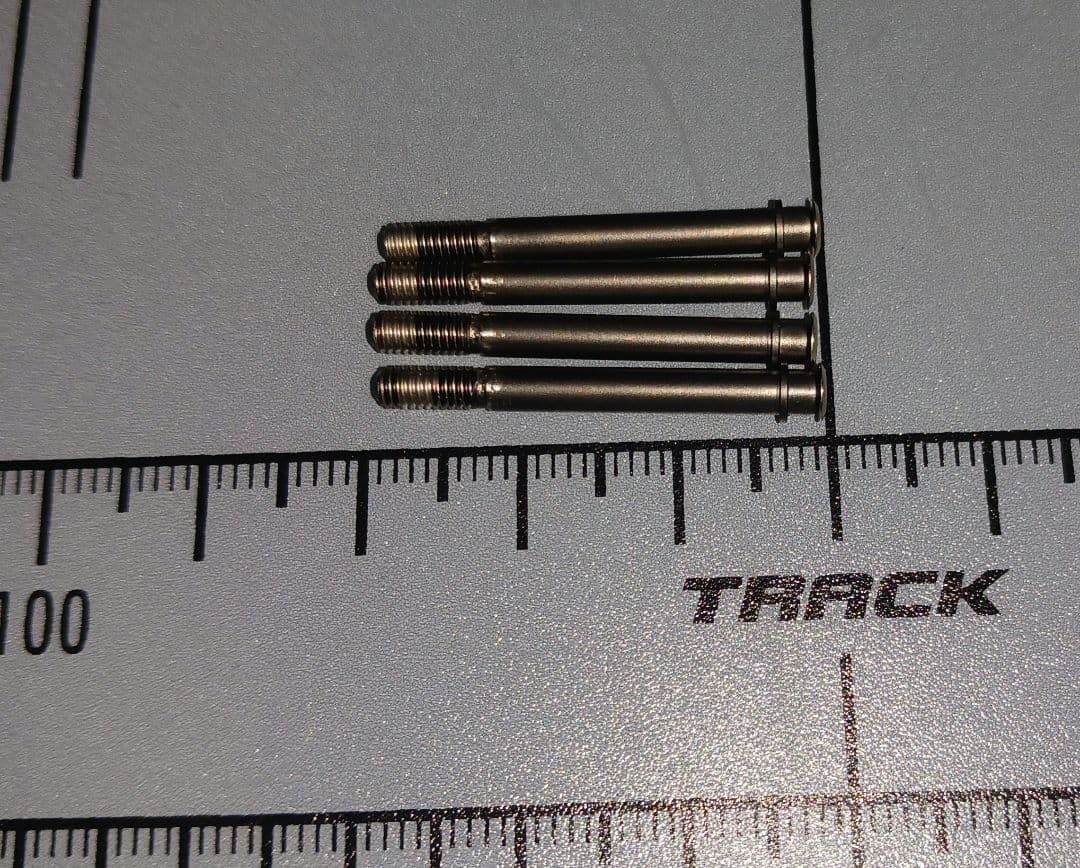 TOPLINE トップライン ブラックDLC ダンパーシャフト28ミリ 4本