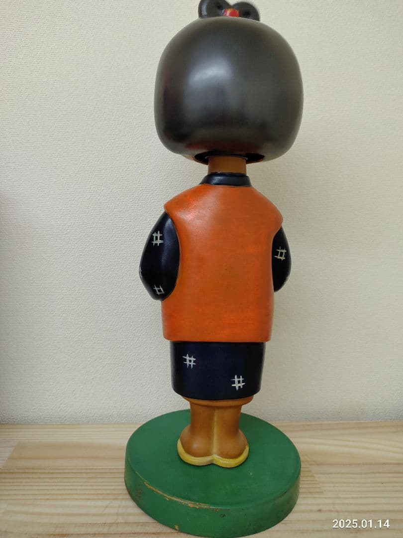 昭和レトロ 週刊新潮 夕焼けちゃん カウンター用 首振りソフビ 谷内六郎