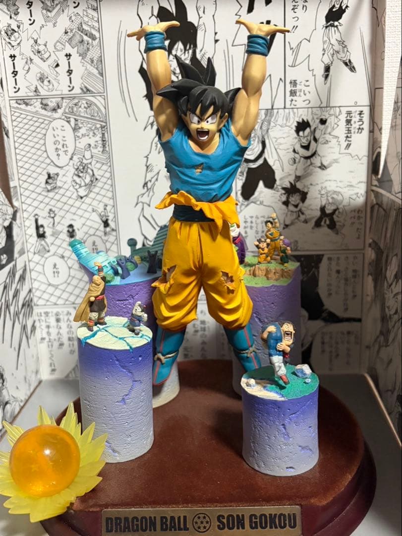 【希少】ドラゴンボールセレクション 巻七 孫悟空 （元気玉）フィギュア　箱付き