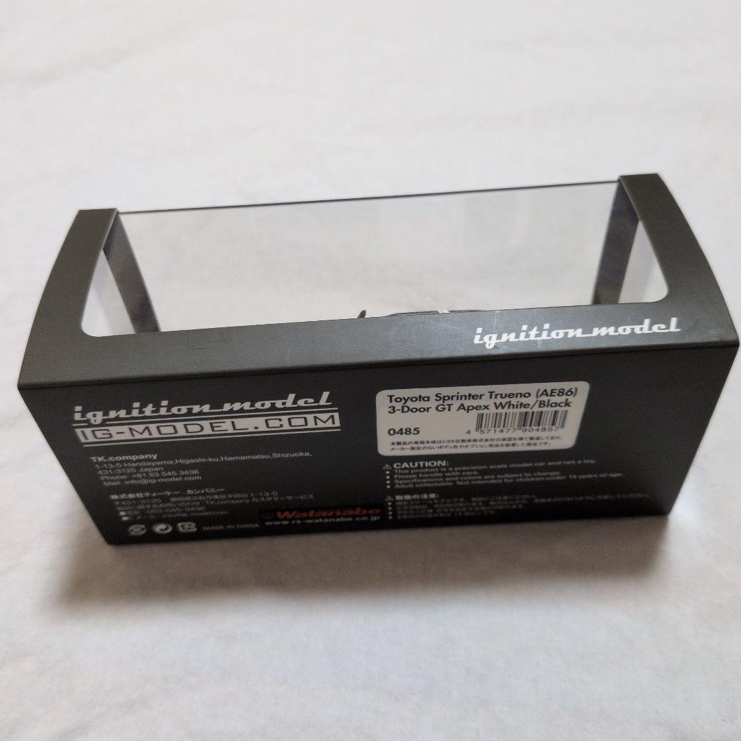 イグニッションモデル 1/43 AE86トレノ カーボンボンネット