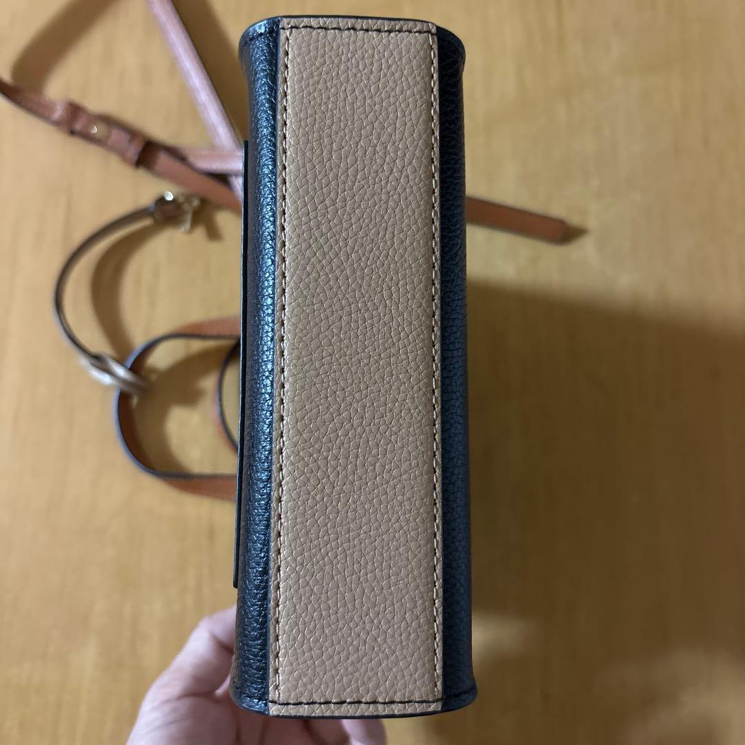 マークジェイコブス Marc Jacobs ショルダーバッグ 黒×ベージュ×白