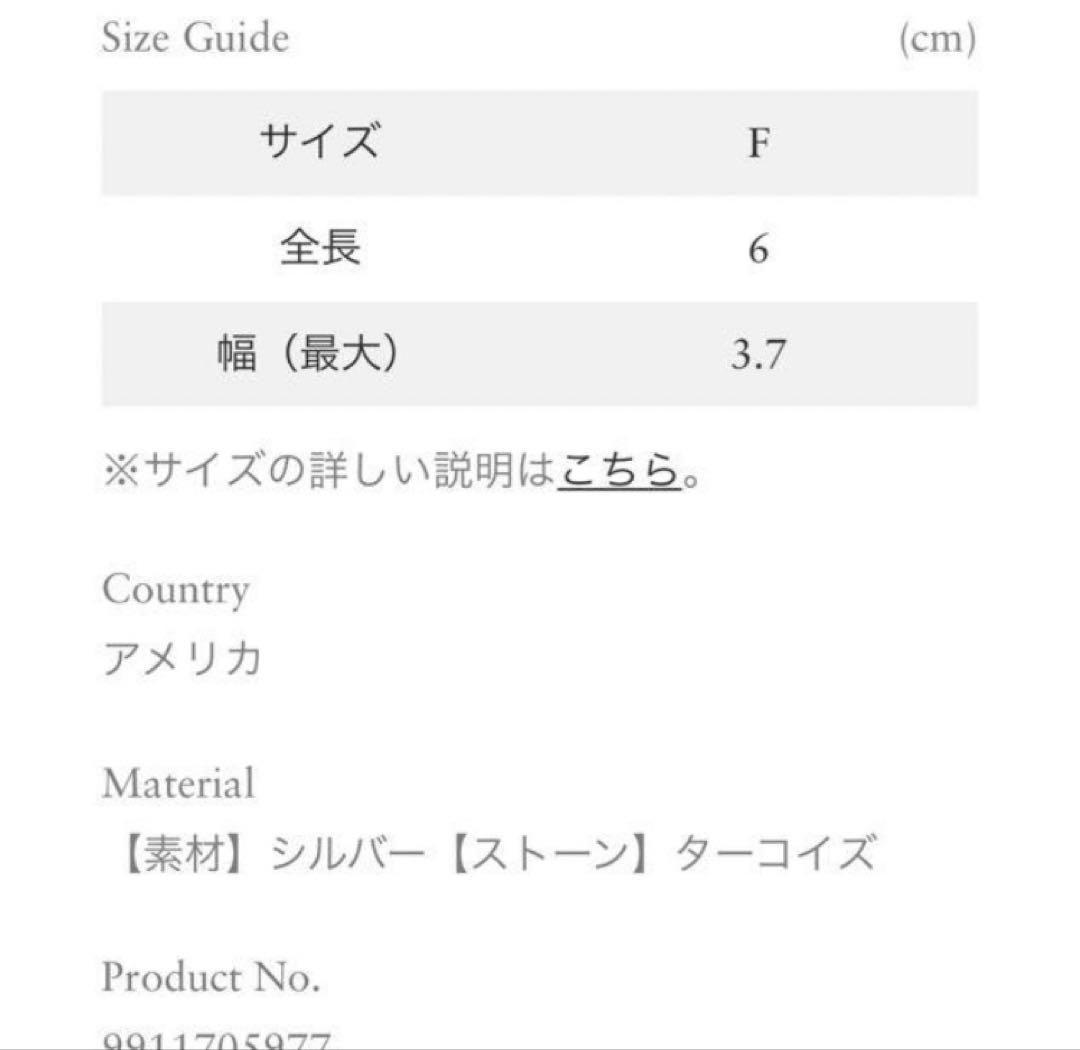 ロンハーマン HARPO ハルポ　シルバーキャットターコイズブローチ