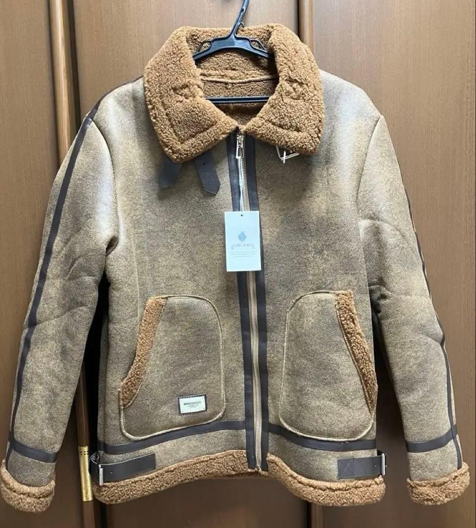 ★定価12万 FRANKLIN MUSK 新品レザー羊革100% サイズＬ