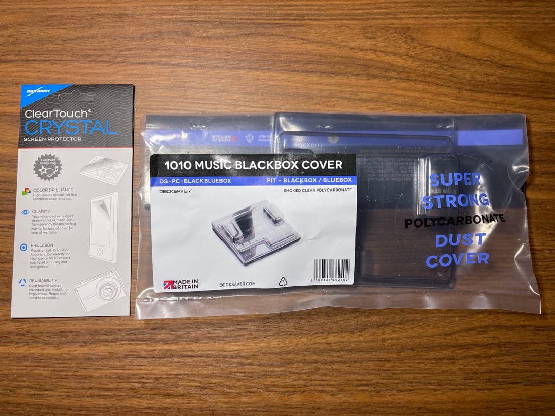 1010music black/bluebox 保護カバー/液晶保護フィルム