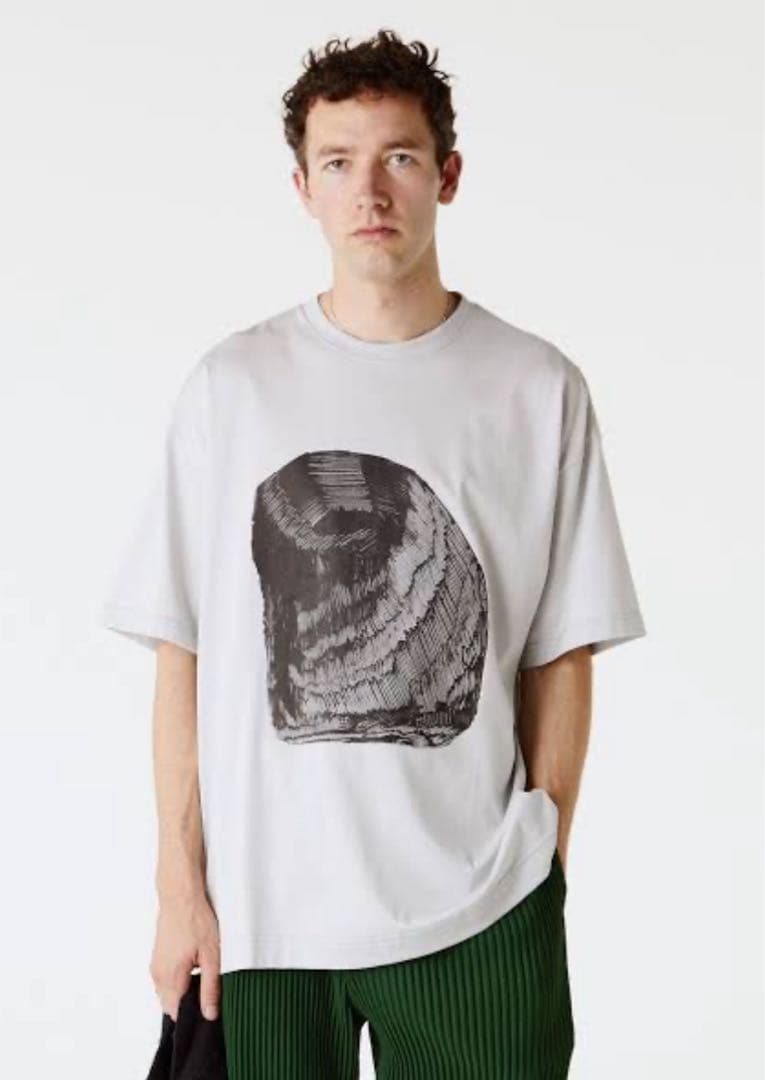 オムプリッセイッセイミヤケ RB Tシャツ グレー