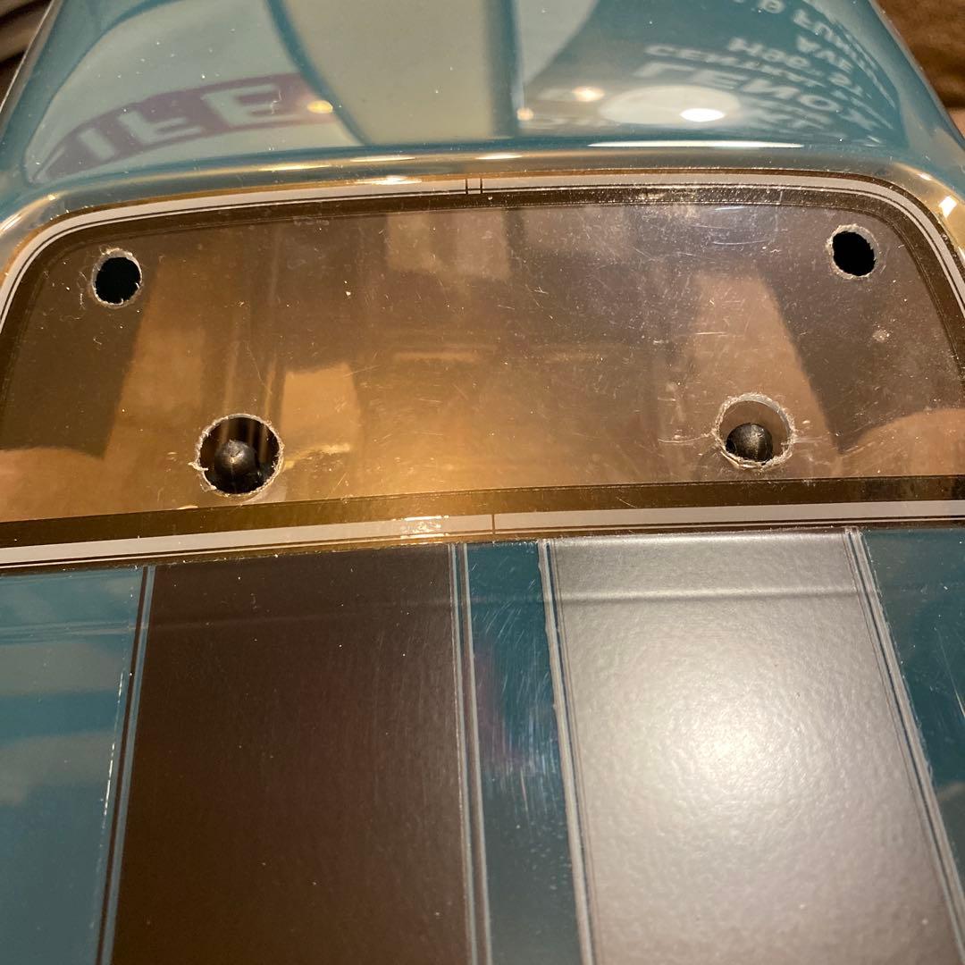 お*ん様 京商　メカレスマッドバンVEシャーシ　シボレーシェベルボディ　部品取り