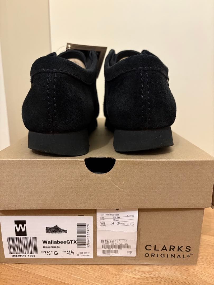 CLARKS Wallabee GTX（ブラックスエード）