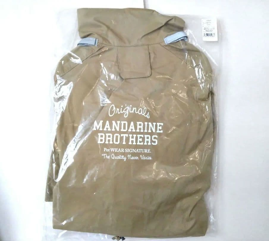新品　マンダリンブラザーズ　レインスーツ RAIN SUIT 3L LATTE