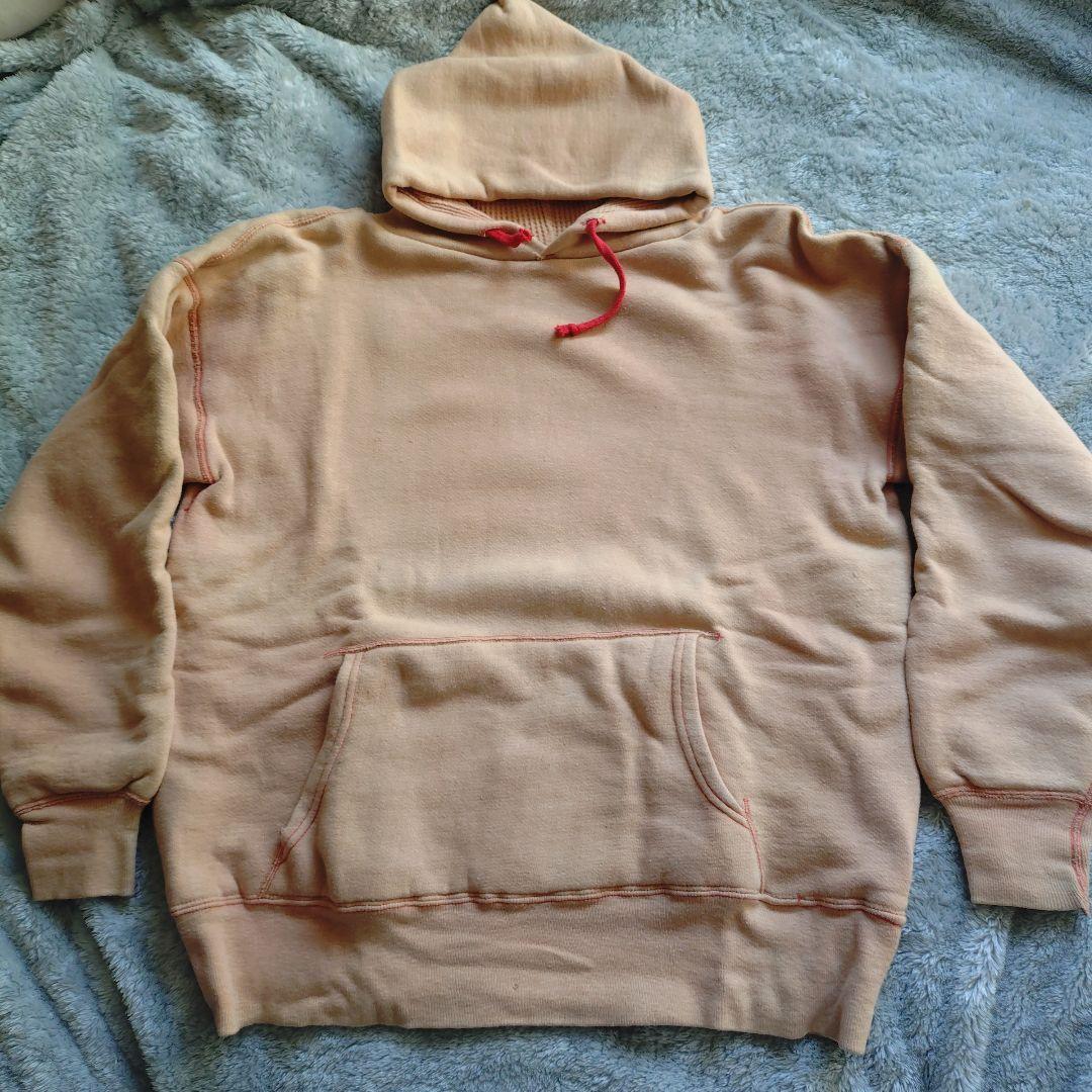 50s 60s ダブルフェイス ヴィンテージ パーカー フェード スウェット
