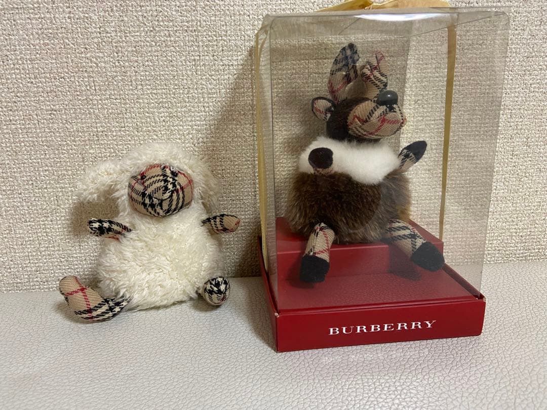 Burberry バーバリー　ぬいぐるみ　トナカイ　ひつじ　　ノバチェック