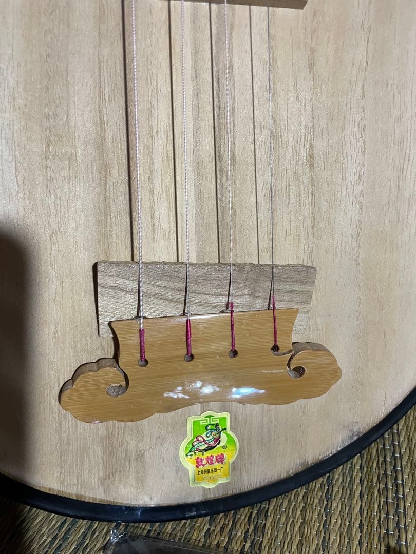 未使用保管品　中国琵琶　敦煌びわ　楽器　宮廷楽器 撥弦楽器