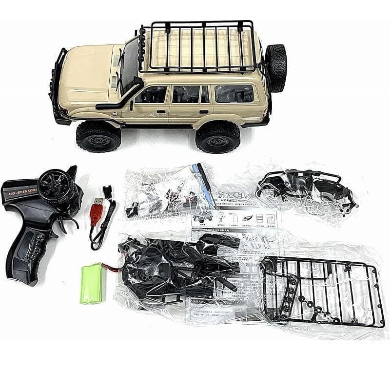 WPL C54-1 1/16 ランドクルーザー LC80 茶 ラジコン 技適済