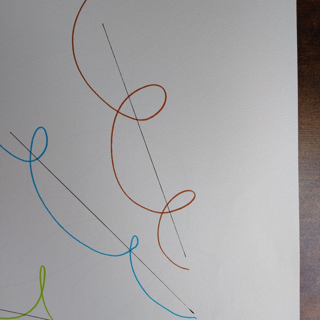 4つの放散点　　　　　絵画