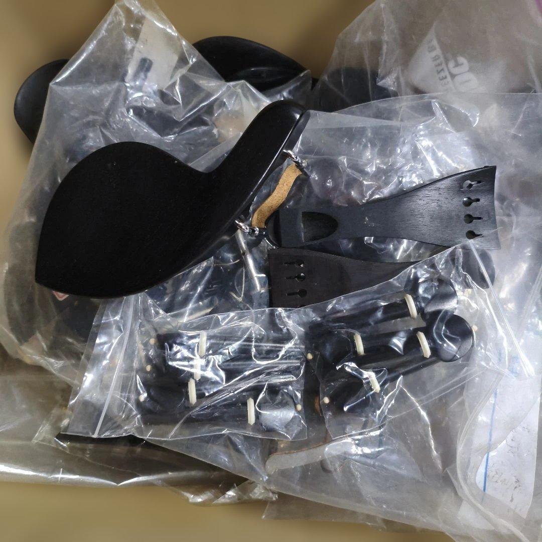 に*の様 弦楽器メンテナンス用品 パーツ一式黒檀その他大量現況