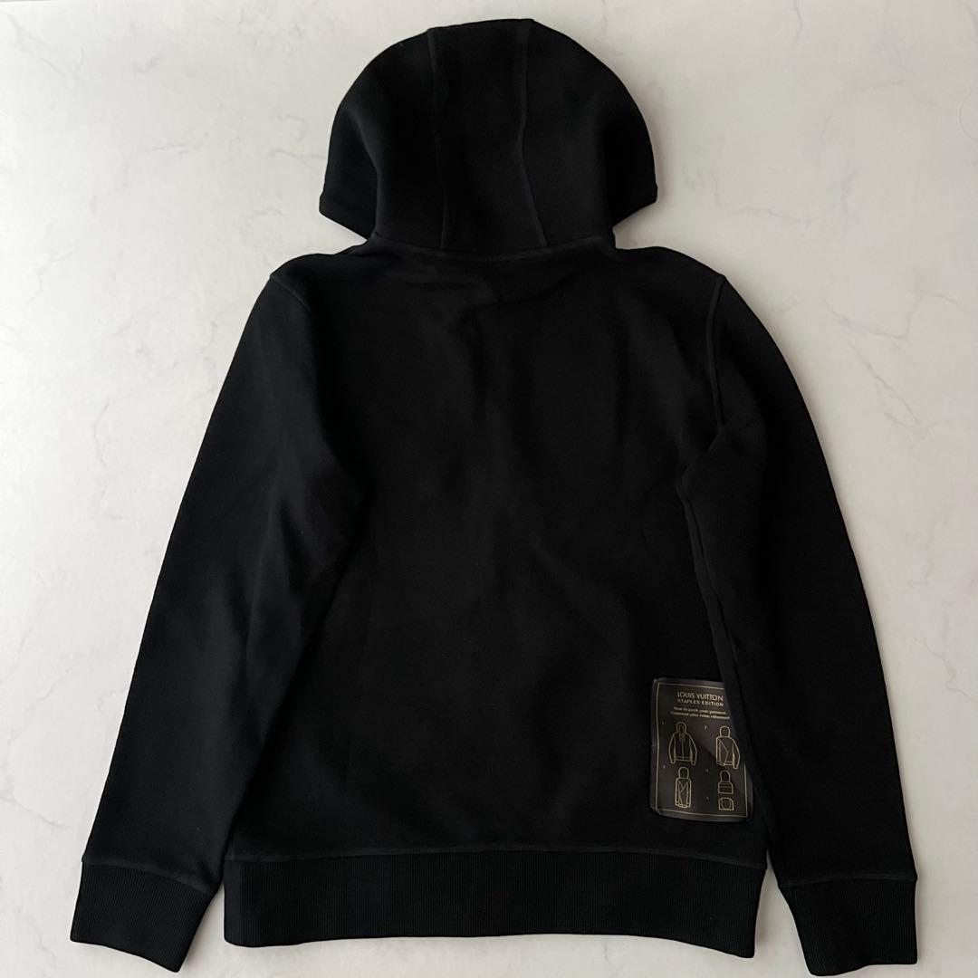 ルイヴィトン ダブルフェイス フルジップパーカー ブラック 黒 S 2021年製