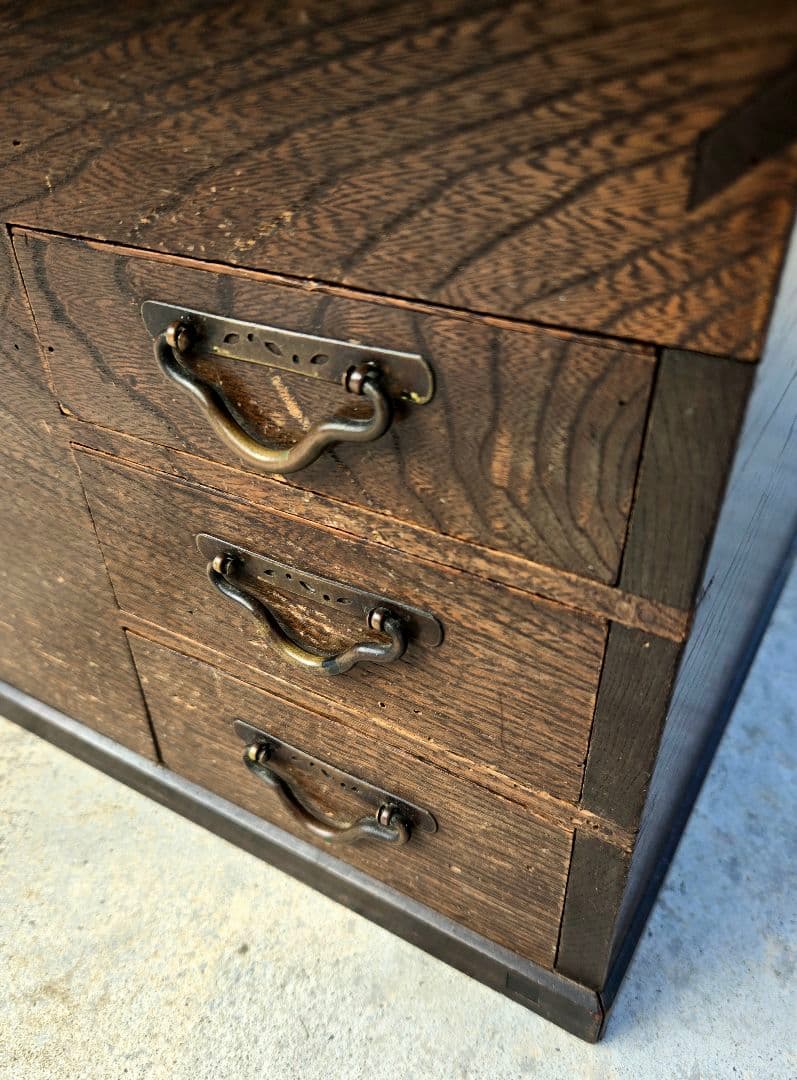 【木製座卓】囲炉裏つき◎アンティーク家具