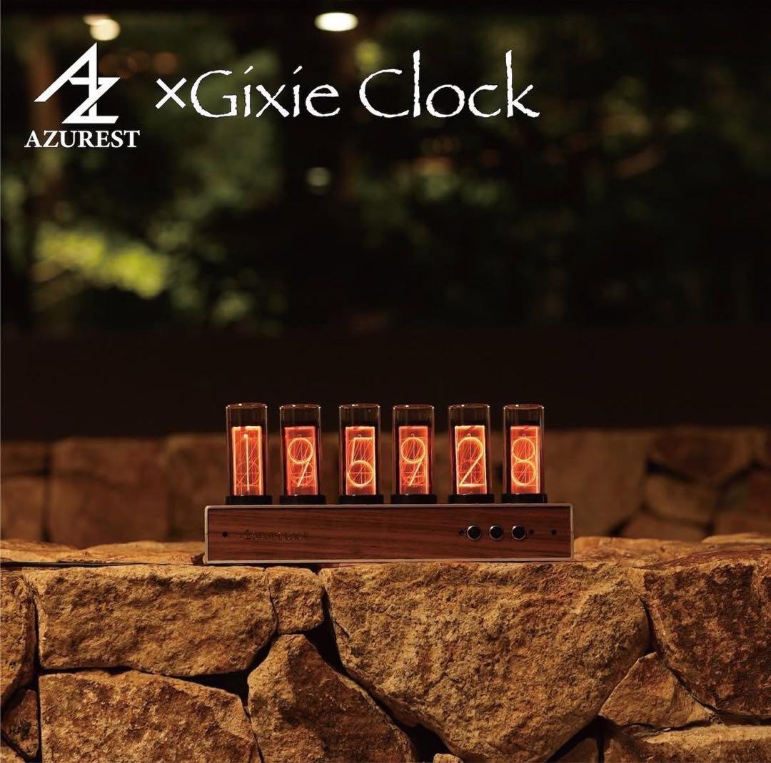 AZUREST Gixie Clock ニキシー管　Wi-Fiモデル シルバー